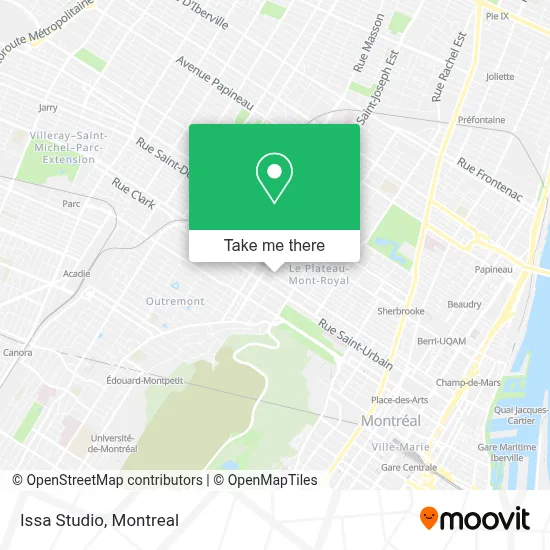 Issa Studio map