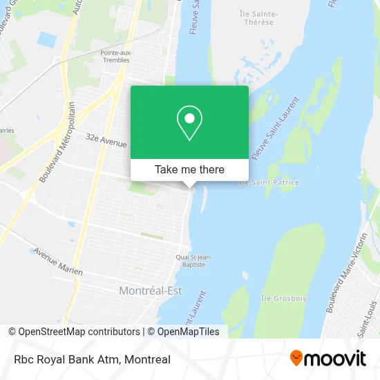 Rbc Royal Bank Atm map