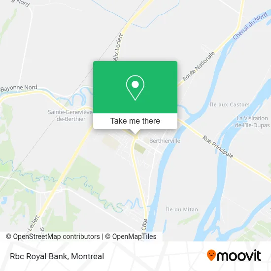 Rbc Royal Bank map
