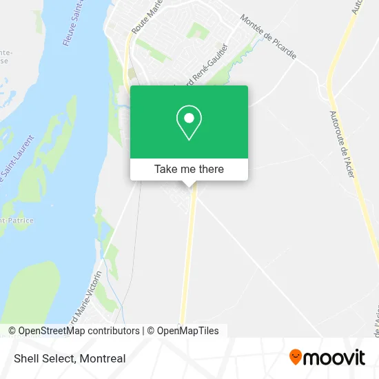 Shell Select map