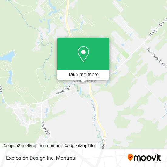 Explosion Design Inc map