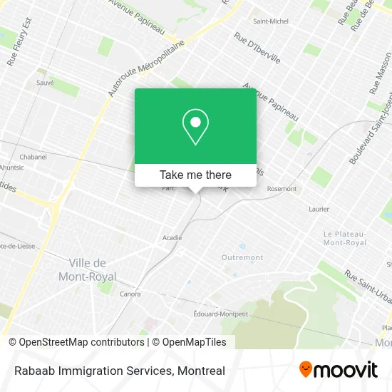 Rabaab Immigration Services map