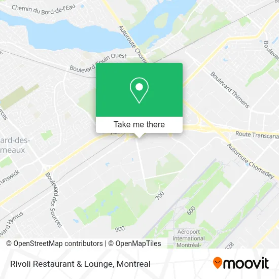 Rivoli Restaurant & Lounge map