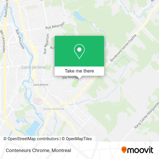 Conteneurs Chrome map