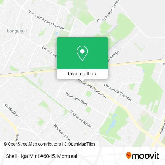 Shell - Iga Mini #6045 map