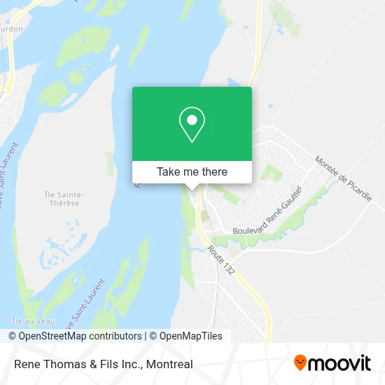 Rene Thomas & Fils Inc. map