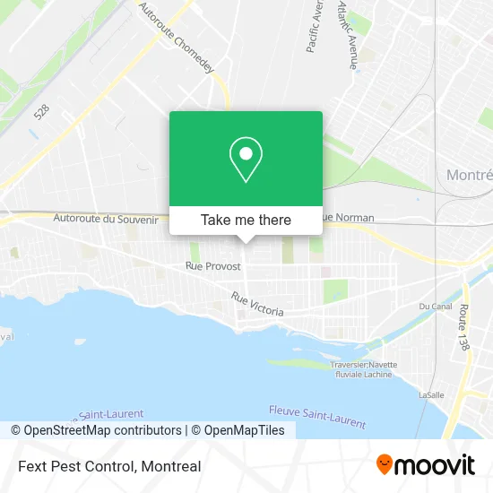 Fext Pest Control map