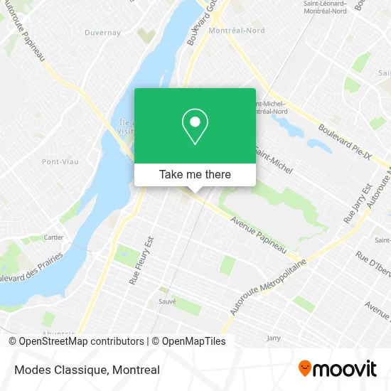 Modes Classique map