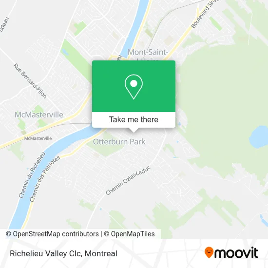 Richelieu Valley Clc map