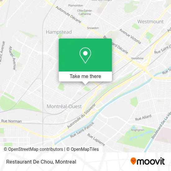 Restaurant De Chou map