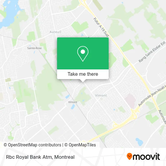 Rbc Royal Bank Atm map