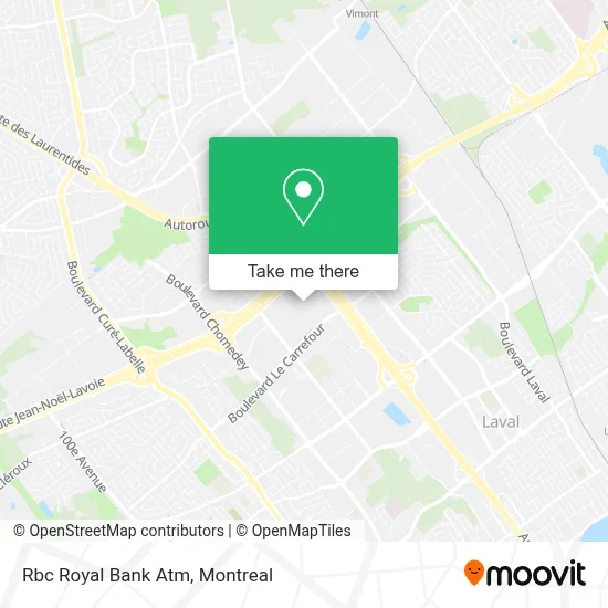 Rbc Royal Bank Atm map