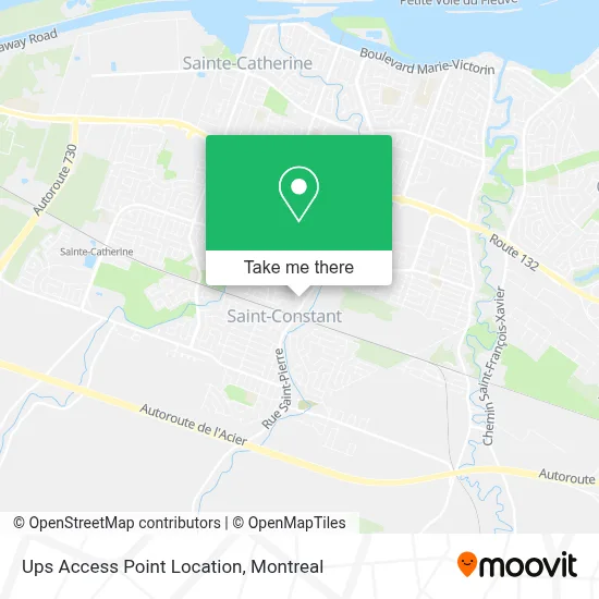 Ups Access Point Location map