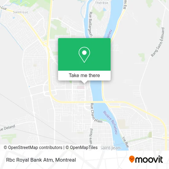 Rbc Royal Bank Atm map
