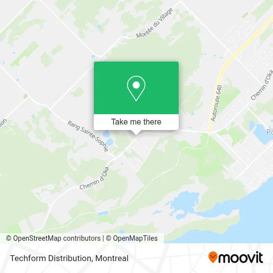 Techform Distribution map