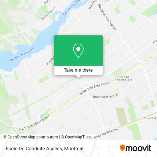 Ecole De Conduite Access map