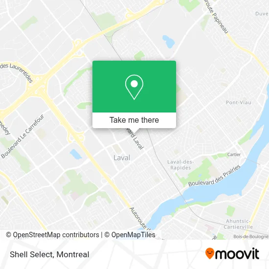 Shell Select map
