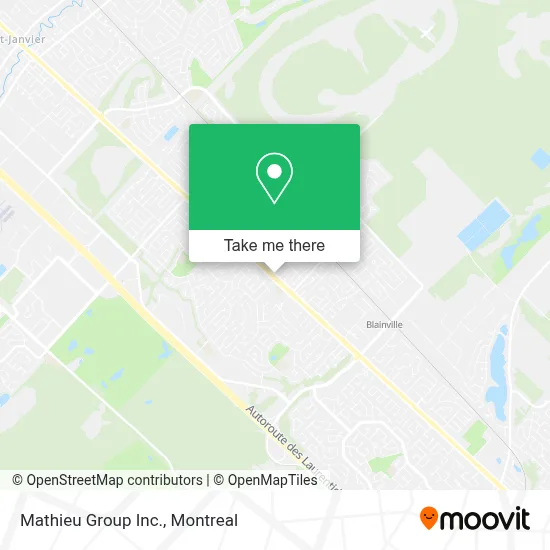 Mathieu Group Inc. map