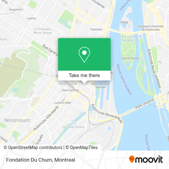 Fondation Du Chum map
