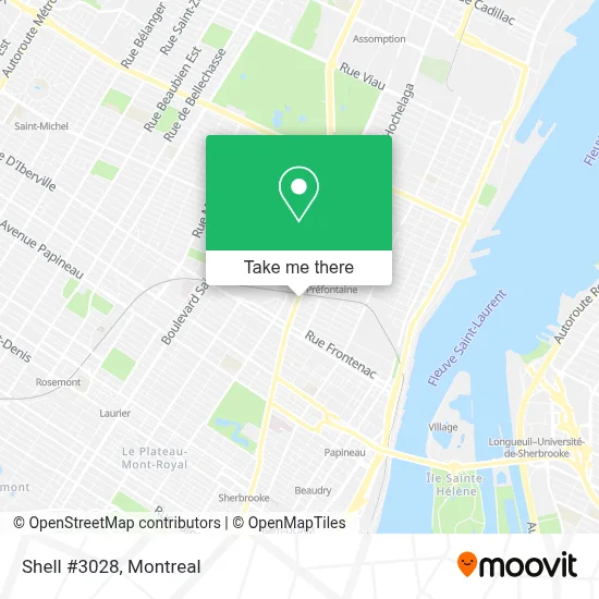 Shell #3028 map