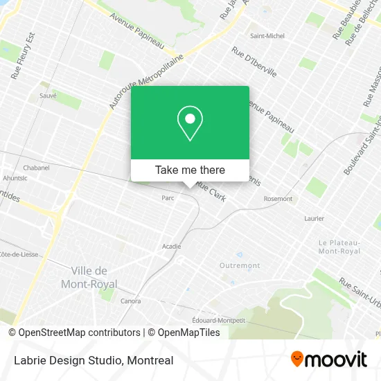 Labrie Design Studio map