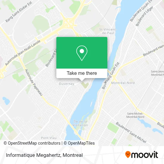 Informatique Megahertz map