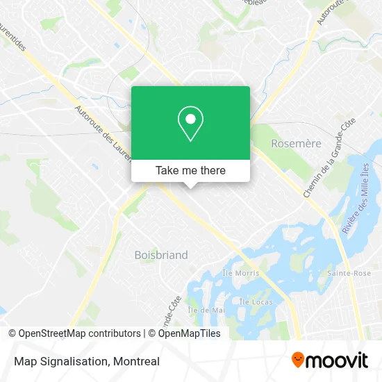 Map Signalisation map