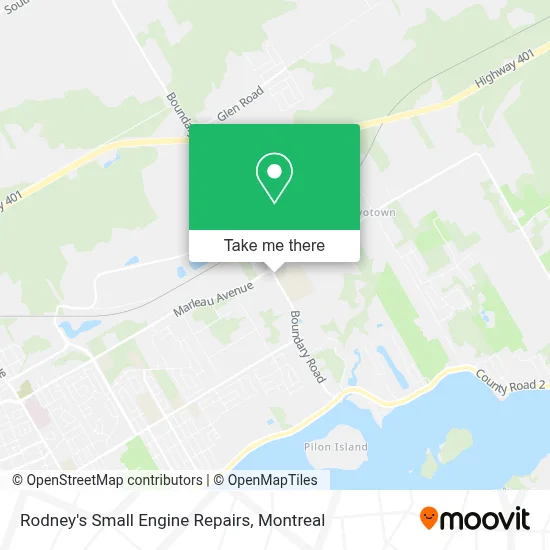 Rodney's Small Engine Repairs map