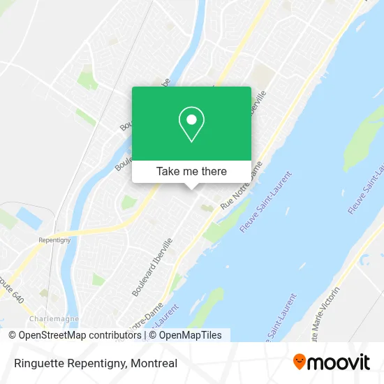 Ringuette Repentigny map