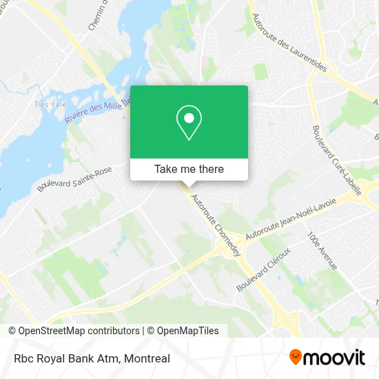 Rbc Royal Bank Atm map
