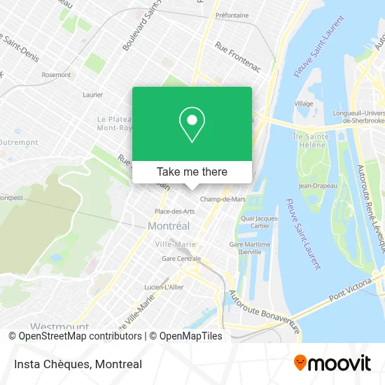 Insta Chèques map