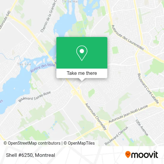 Shell #6250 map