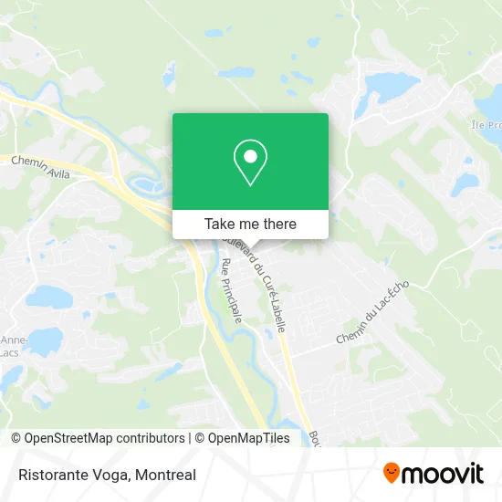 Ristorante Voga map