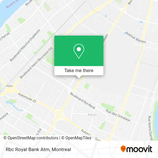 Rbc Royal Bank Atm map