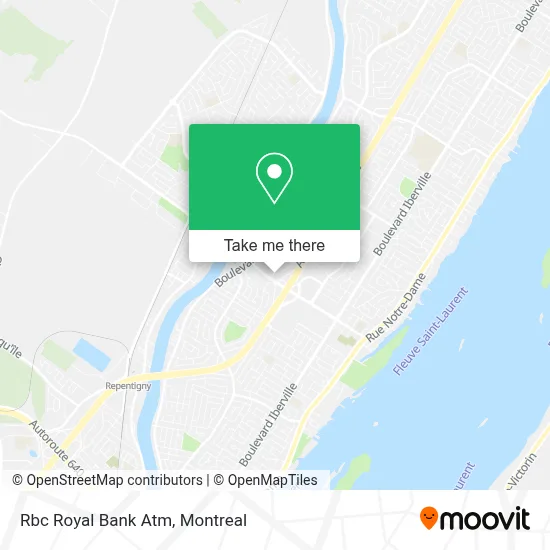 Rbc Royal Bank Atm map