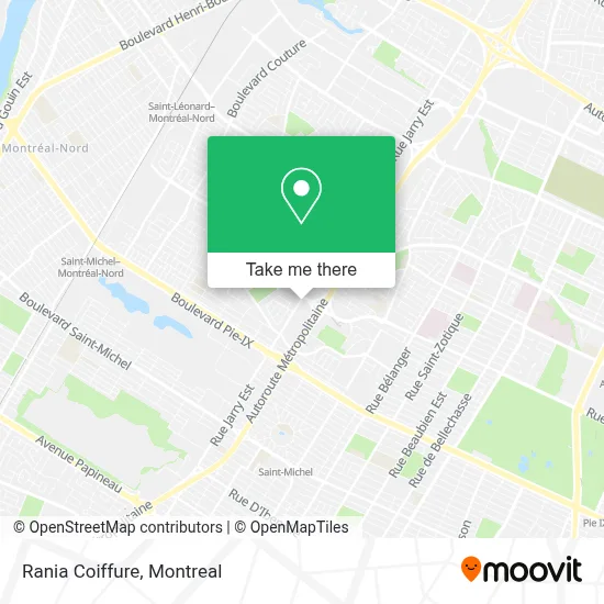 Rania Coiffure map