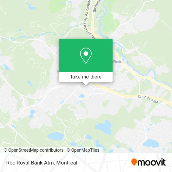 Rbc Royal Bank Atm map