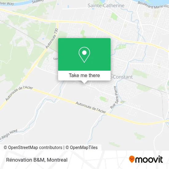 Rénovation B&M map