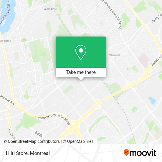 Hilti Store map