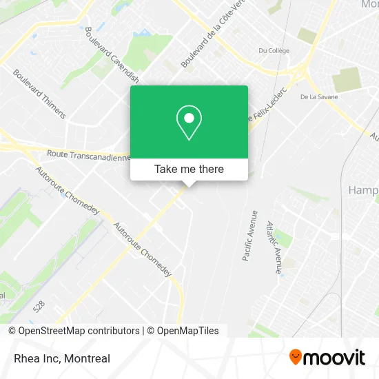 Rhea Inc map