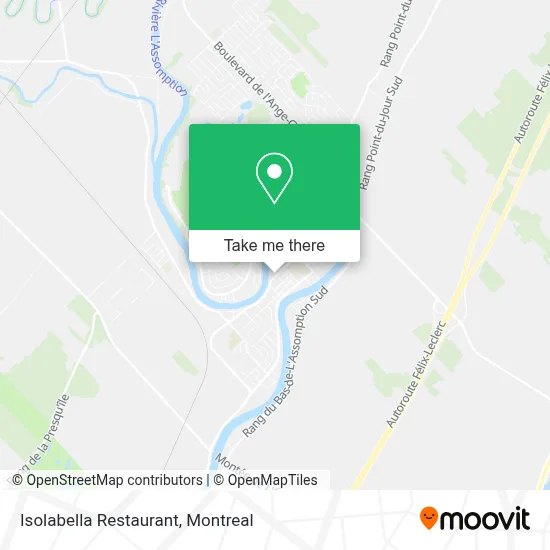 Ristorante Isolabella map