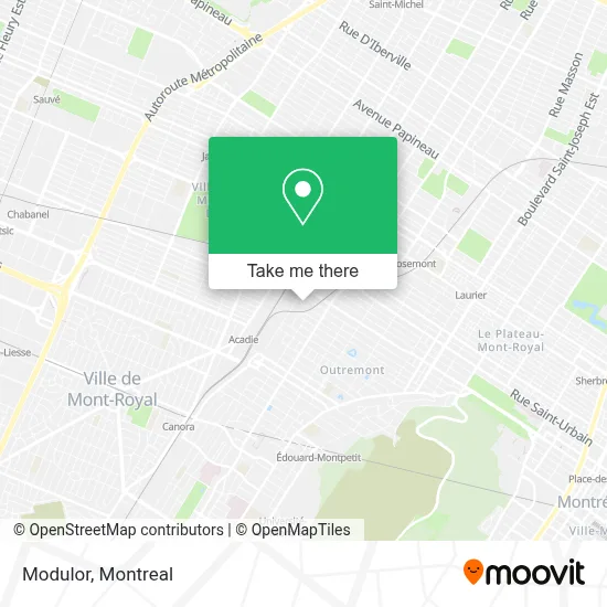 Modulor map