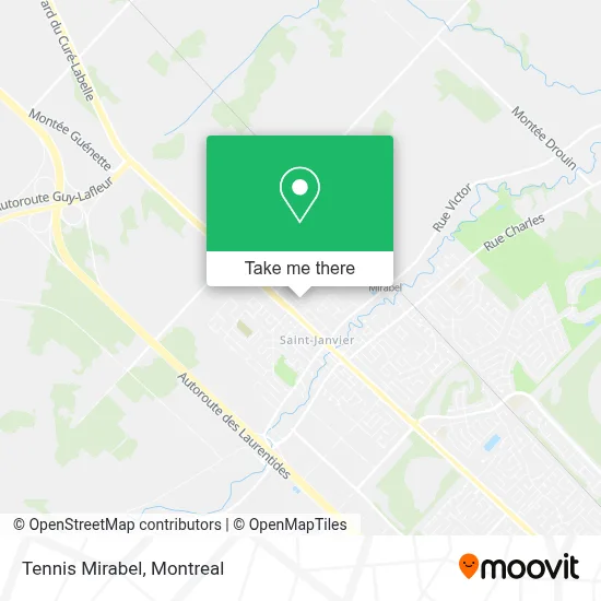Tennis Mirabel map
