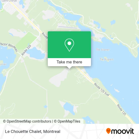 Le Chouette Chalet map