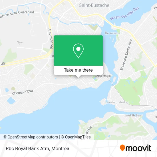 Rbc Royal Bank Atm map