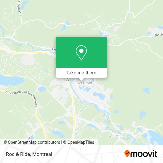 Roc & Ride map