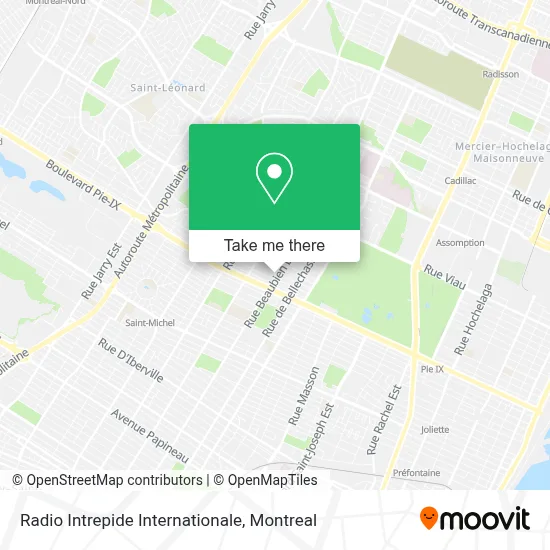 Radio Intrepide Internationale map
