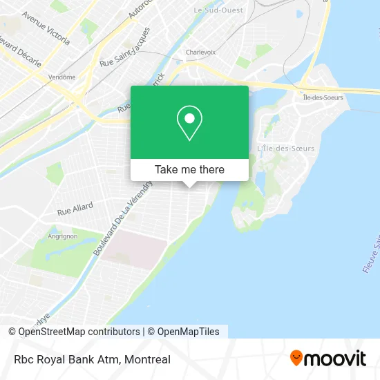 Rbc Royal Bank Atm map