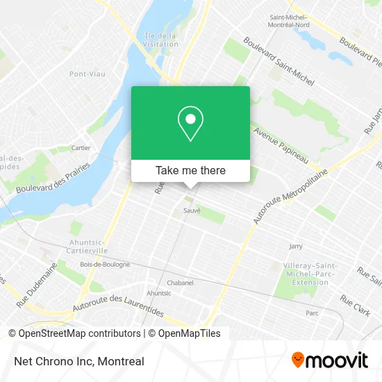 Net Chrono Inc map