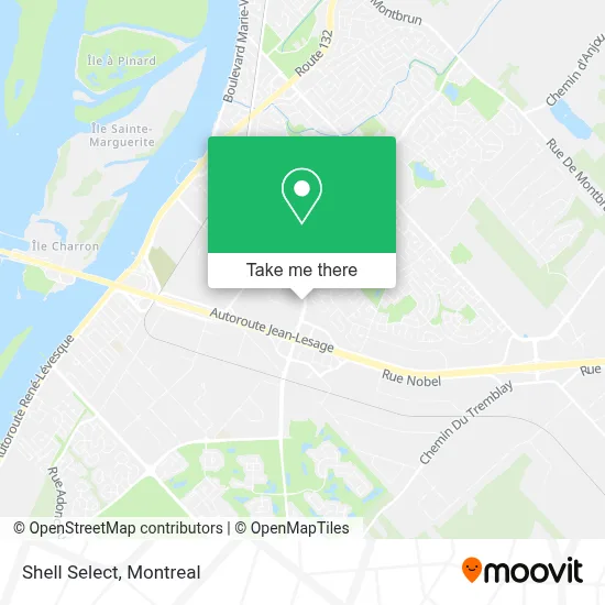 Shell Select map